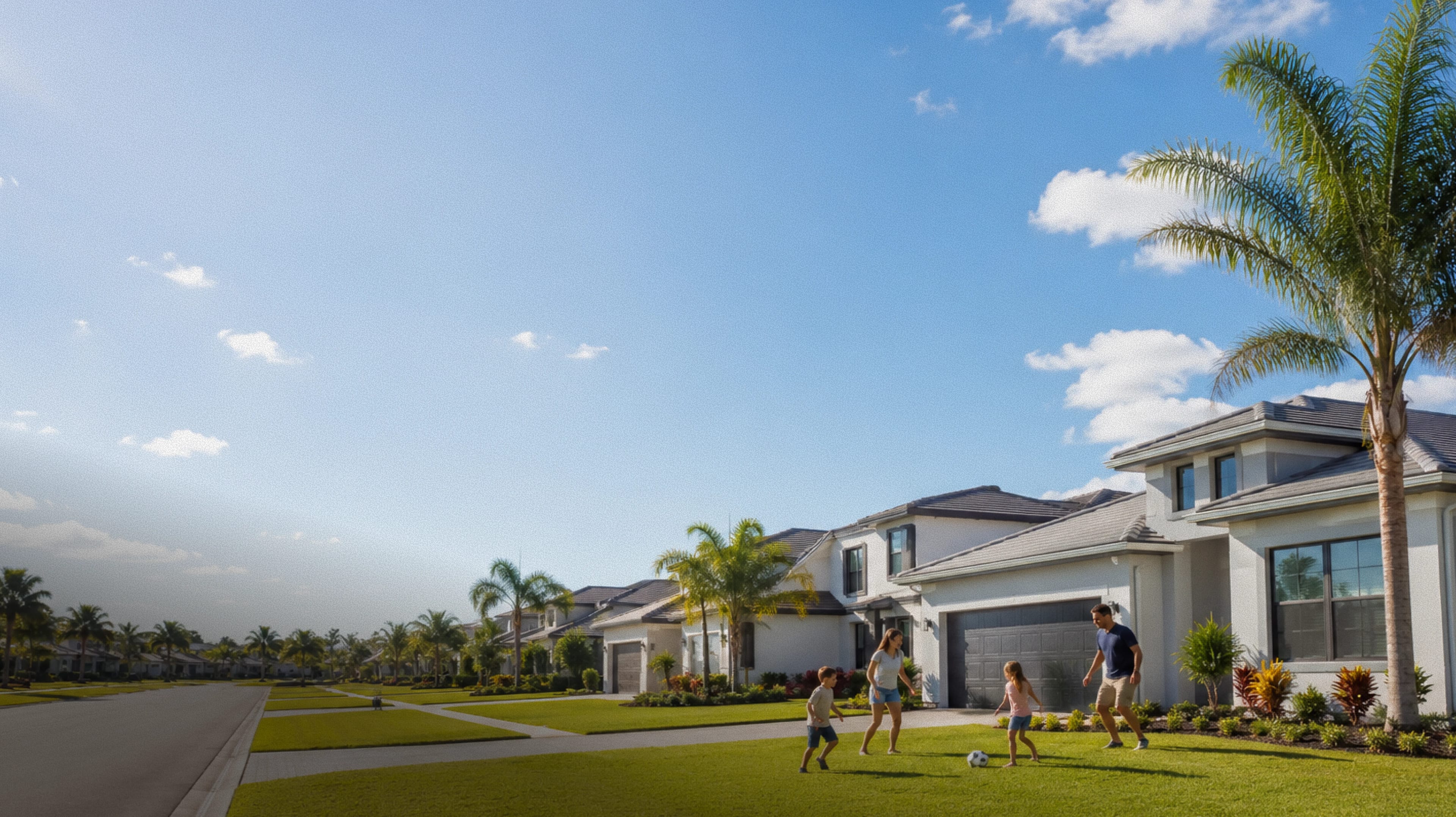 Beautiful house in Florida representing real estate services